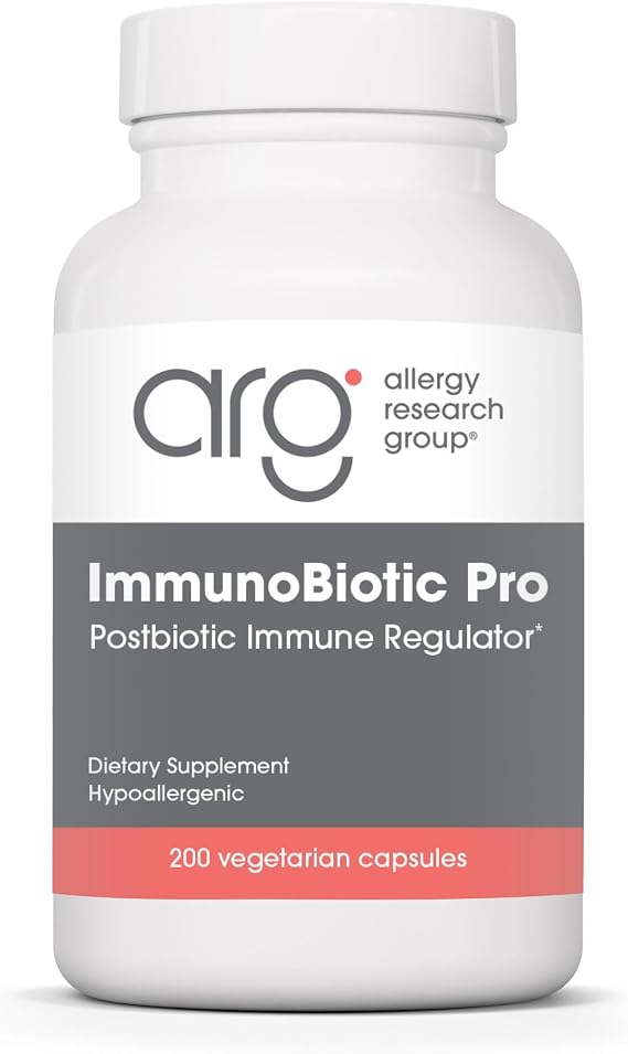 Allergy Research Group ARG ImmunoBiotic Pro Postbiotic Immune, 200 Capsules