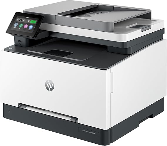 HP Color Laserjet Pro MFP 3301fdw Wireless All-in-One Color Laser Printer, Office Printer, Scanner, Copier, Fax, ADF, Duplex, Best-for-Office (499Q5F)