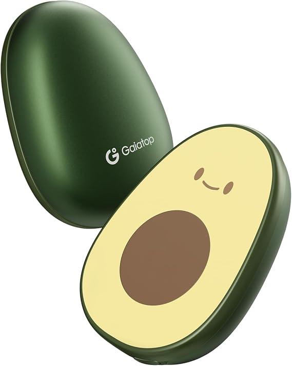 Gaiatop Rechargeable Hand Warmers 2 Pack, Magnetic, Avocado