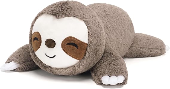 SQEQE Weighted Sloth Stuffed Animals, Giant Sloth Plush Pillow 60CM