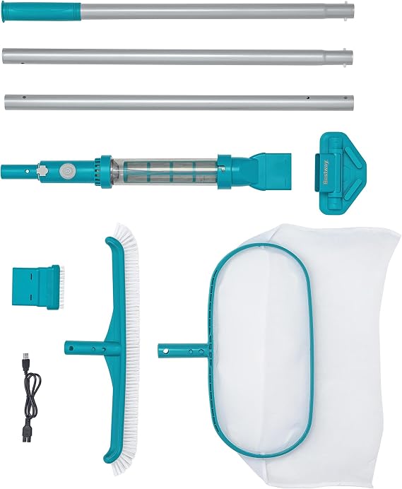 Bestway AquaSurge Swimming Pool Maintenance Kit with Vacuum & Skimmer