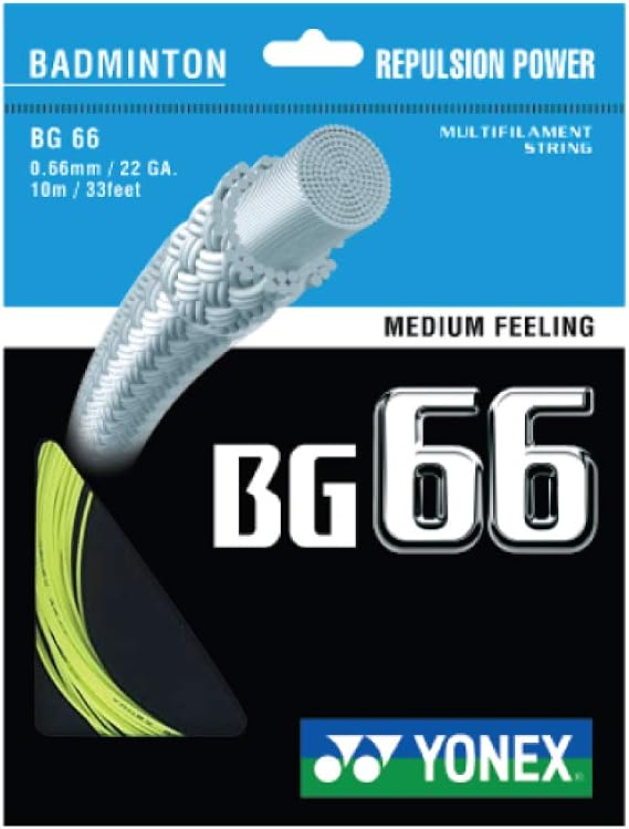 Yonex BG-66 Yellow Badminton String