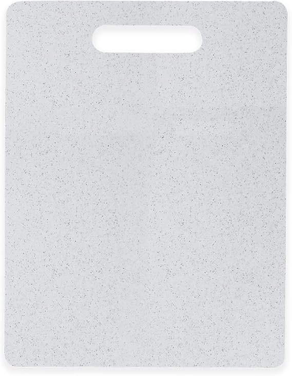 Dexas Superboard Cutting Board with Handle 8.5 x 11 inch Blue Granite, Compact Kitchen Prep Board, Dishwasher Safe, Non-Porous Poly Surface, Made in USA