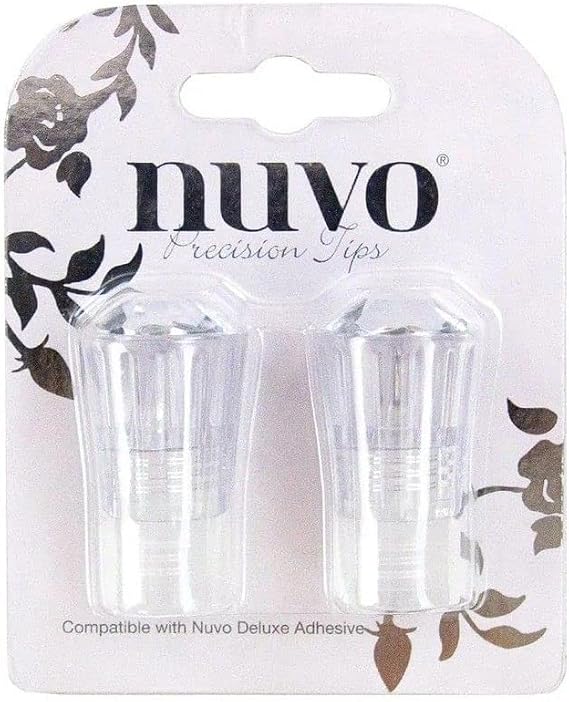 Nuvo Deluxe Adhesive Precision Nozzles-2/Pkg
