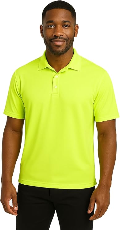 Expert Brand Men's DriMaxTM Dry Fit Athletic Elite Tennis Golf Polo Shirt