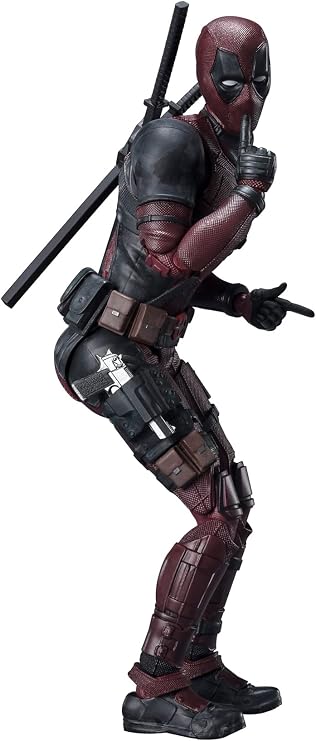Tamashi Nations S.H. Figuarts Deadpool 2, Approx. 6.1 inches 155 mm, ABS & PVC Pre-painted Action Figure