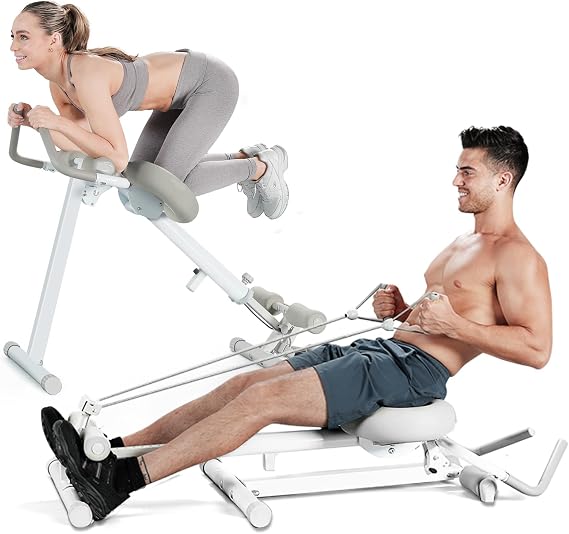 Wonder Core Pro Max 4-in-1 Rowing Machine Back Extension Abcrusher Leg