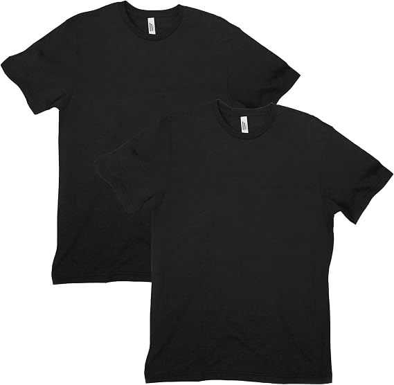 American Apparel Unisex CVC T-Shirt, Style G2001cvc, 2-Pack T-Shirt (Pack of 2)