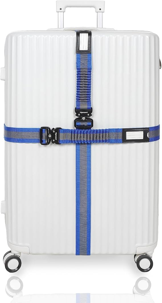 Vigorport Luggage Straps for Suitcases TSA Approved Suitcase Belt