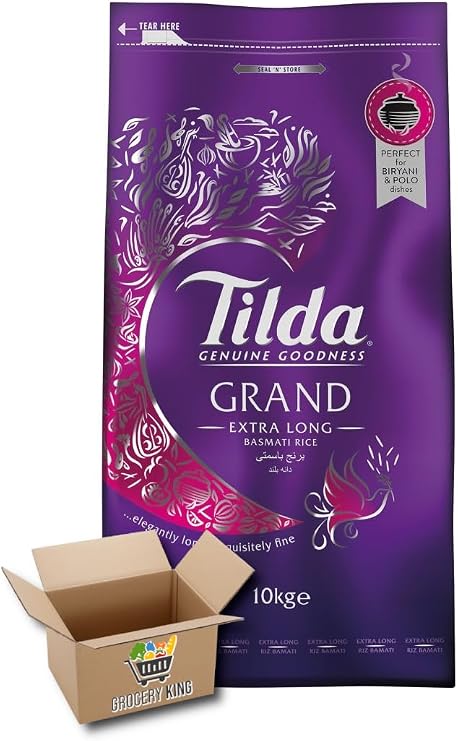 Tilda Grand Extra Long Basmati Rice 10kg Grocery King (10 KG)