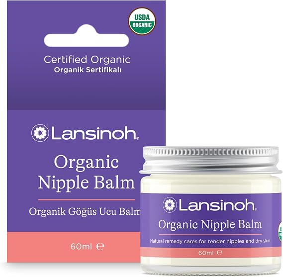 Lansinoh Organic Nipple Balm - 7 USDA Certified & Natural Ingredients