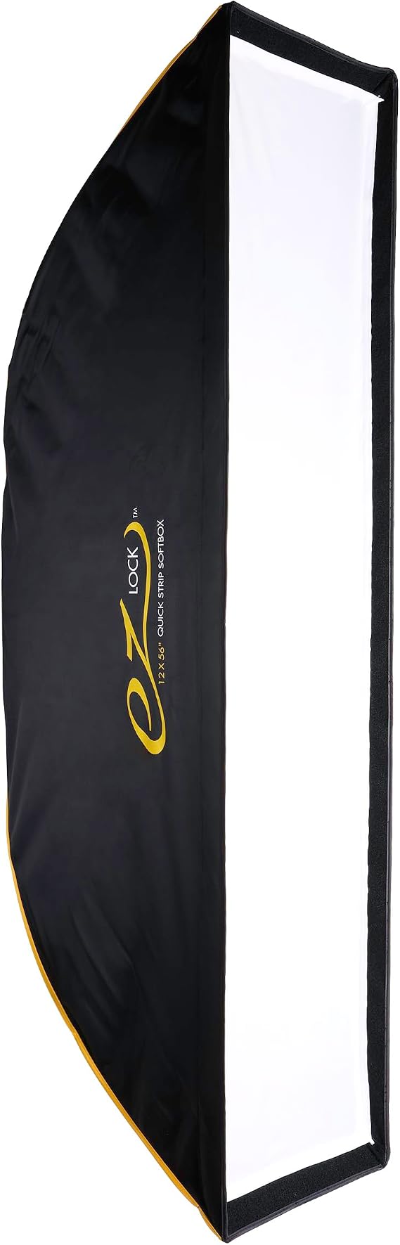 Glow EZ Lock Quick Rectangle Softbox with Bowens Mount, 12 x 56 Inch, Photography Lighting Diffuser for Studio and Portrait Photography