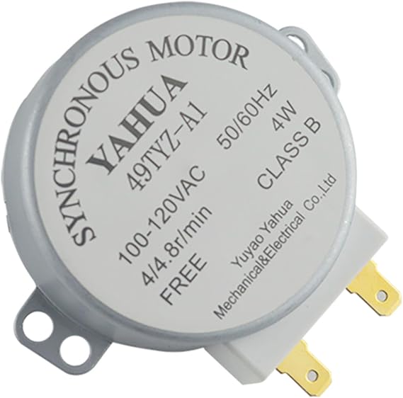 49TYZ-A1 Microwave Turntable Motor Microwave Oven Synchronous Motor 100V-120V 4/4.8 RPM D-axis Accessories