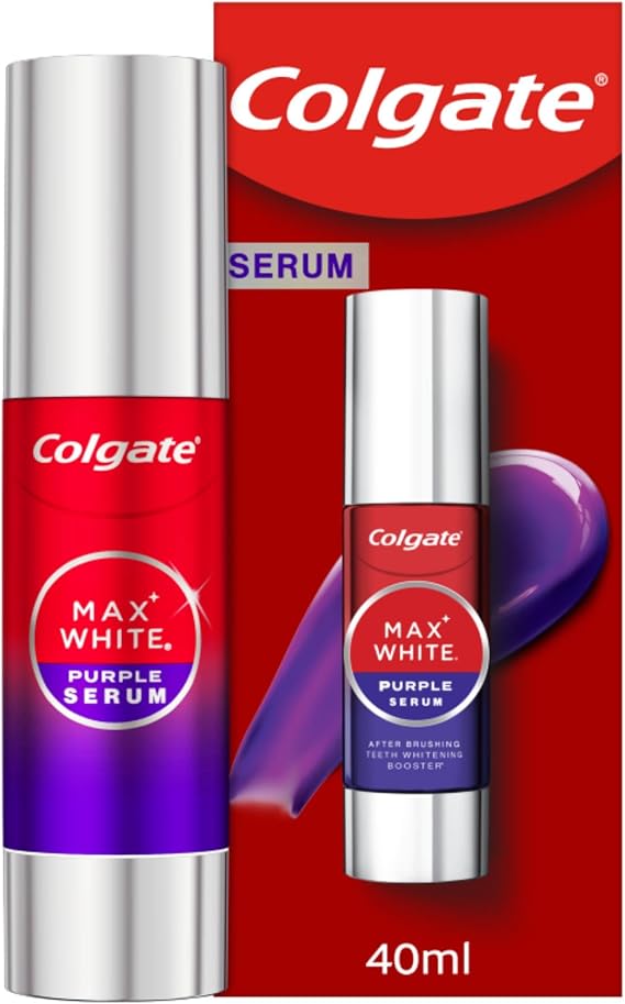 Colgate Max White Purple Teeth Whitening Serum, 40ml