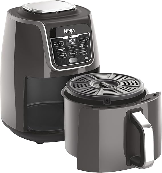 Ninja Air Fryer Max XL, 5.5 Qt, 7-in-1, Grey, AF161