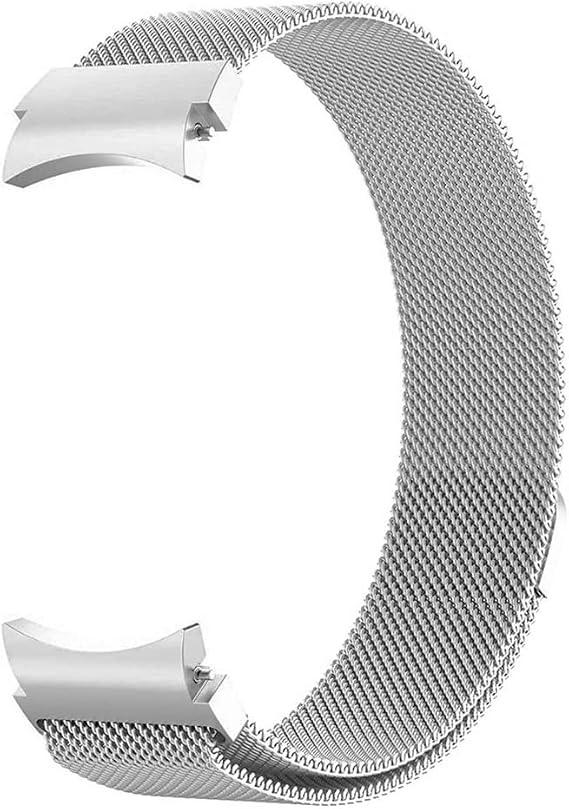 Microsonic Samsung Galaxy Watch 7 44mm için Kordon Milano Loop Gümüş [Galaxy Watch 7 44mm ile Uyumlu Kordon - Gümüş]