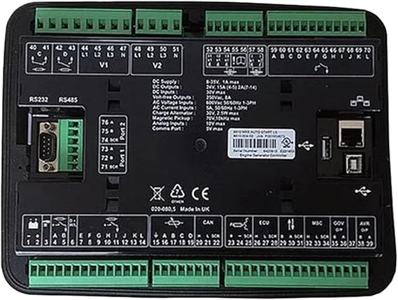 DSE 8610 MKII Generator Synchronization Control Panel Auto Start Load Sharing Controller Module DSE8610 MKII Deep Ocean 8610(DSE8610 Copy)