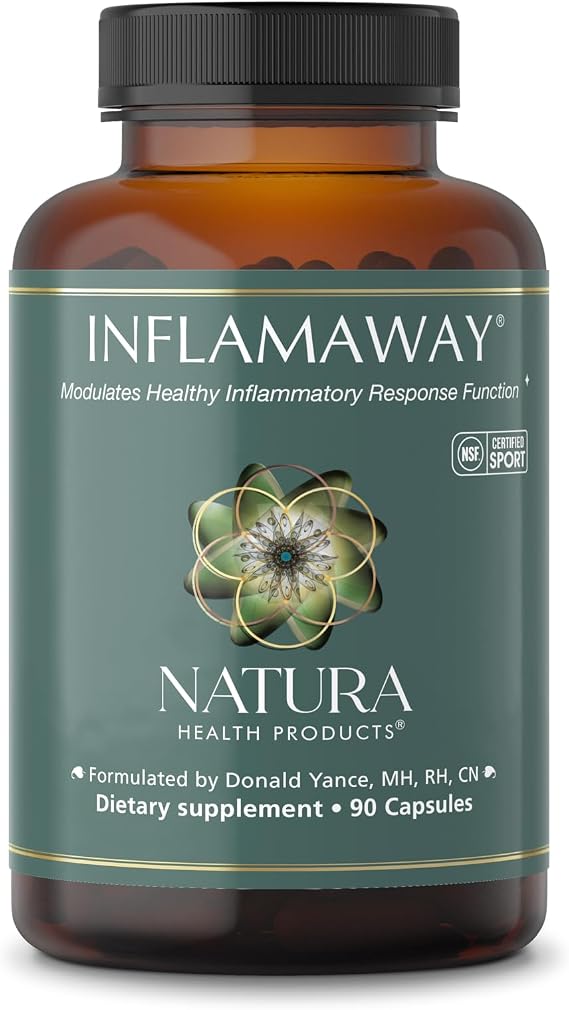 Natura Health Products InflamAway Boswellia Serrata & Bromelain 90 Capsules