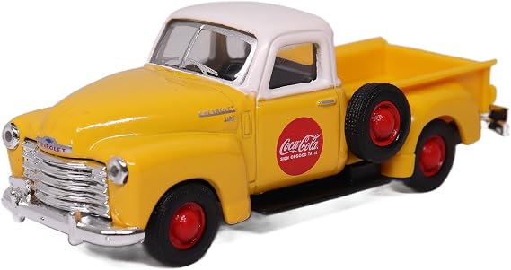 Coca Cola 1:72 Scale Diecast Model 1953 Chevrolet 3100 Pickup, 472002