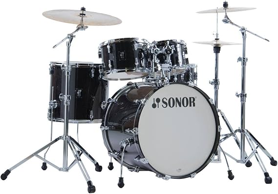 Sonor AQ2 Stage Maple 5-Piece Drum Shell Pack (Transparent Black)