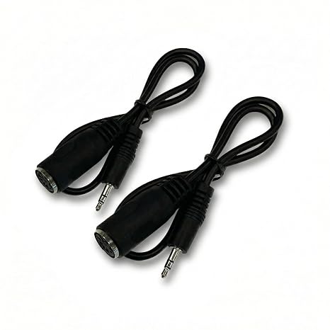 EMSTAR 2 Pack of Type-A MIDI to 3.5mm Adapter Cable