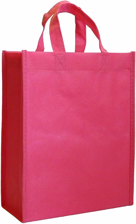 CYMA Reusable Gift Bags, Medium, 6 Pack (Blush)