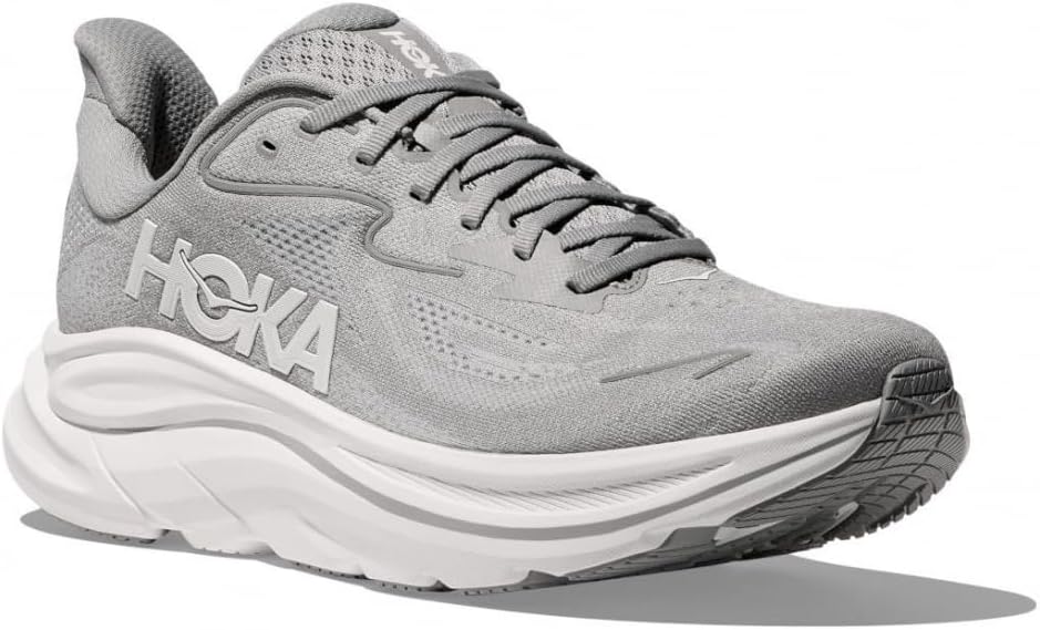 HOKA ONE ONE CLIFTON 10 WIDE STELLAR GREY  STARDUST 10.2 inches 26.0 cm