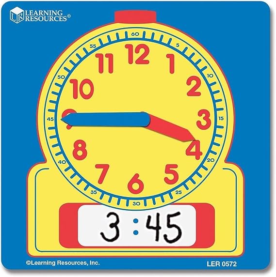 Learning Resources Write and Wipe Student Clocks