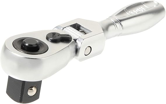TONE Short Ratchet Handle Compact Flex Head (Socket Hold Type) RH4FCHS 1/2" Inch Drive