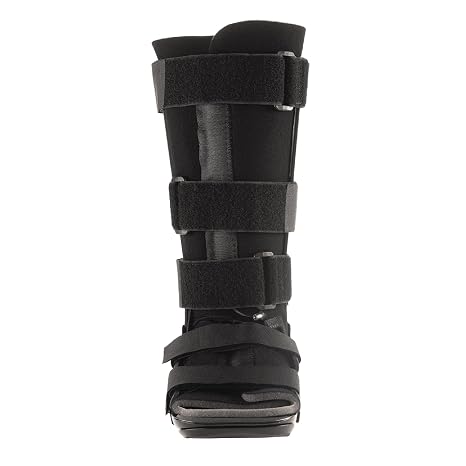 Breg J Walker Air Walking Boot L4361OTS or L4360CF - For Fractures and Sprains Superior Comfort and Support by Brace Direct, Black