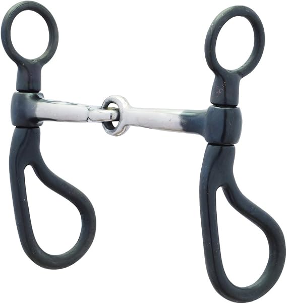 Weaver Leather All Purpose Bit with 5" Sweet Iron Snaffle Mouth with Copper Inlay