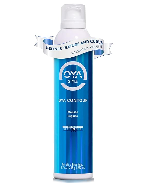 OYA CONTOUR Moisturizing Hair Mousse - Nourishing Volumizing Foam - 253ml