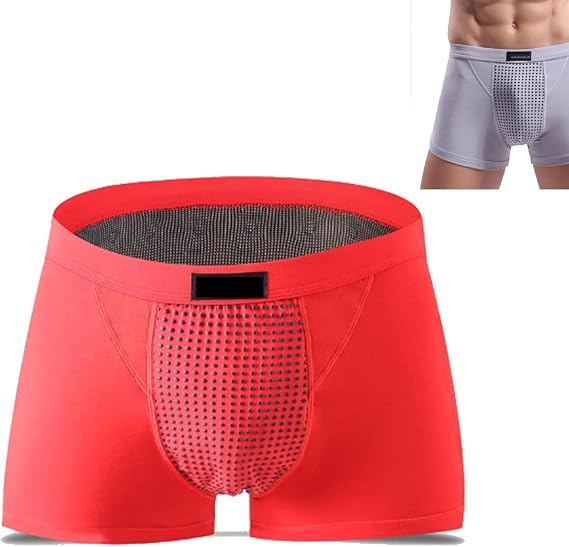 Prostate Magnetic Therapy Boxer Briefs, Tourmaline Prostate Therapy Magnetic Boxer Briefs for Men
