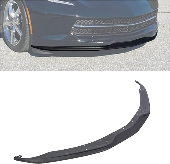 Front Lip Spoiler Splitter Compatible with Corvette GM C7 Z06 GS Stage 1