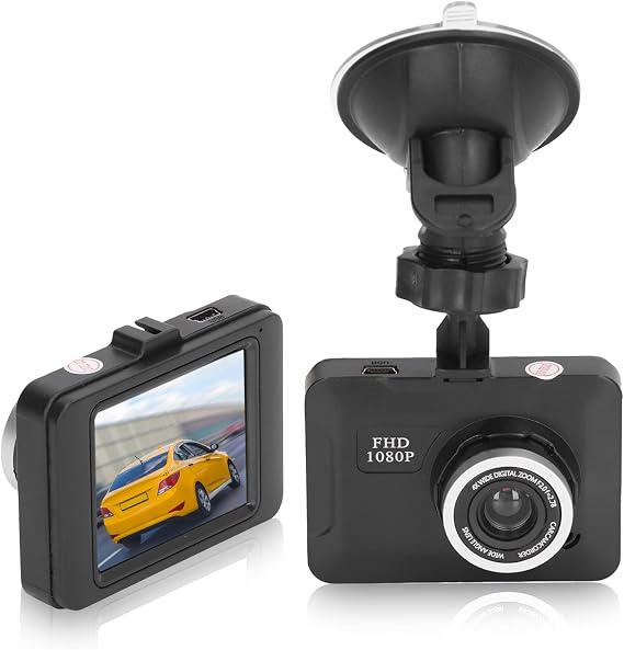Dash Cam, 1080P Full Smart Dash Camera Dash Cam Front Rear Camera with Motion Detection, Loop Recording, G Sensor, Parking Mode, Dashboard Camera