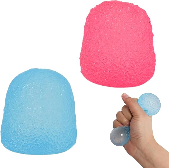 2pcs Squishy Textured Candy Stress Balls - Sensory Toys for Kids with Unique Needs - Great for Classrooms, Home, and Playtime