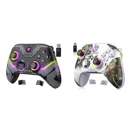 EasySMX 2-Pack Wireless Gaming Controllers for PC