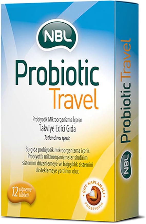 NBL Probiotic Travel 12 Çiğneme Tableti Gıda Takviyesi