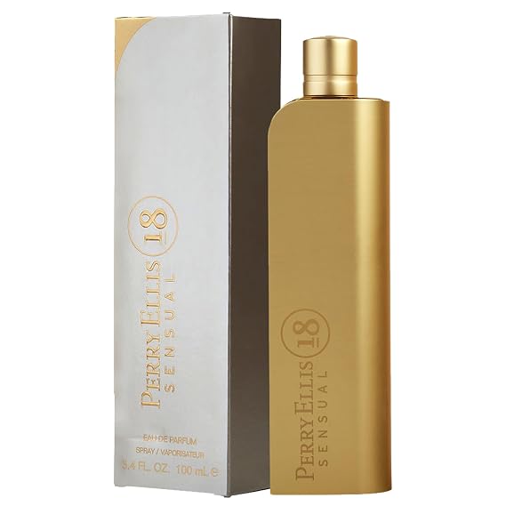 Perry Ellis 18 Sensual Eau de Parfum Spray for Women, 3.4 Oz