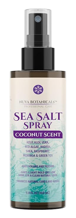 Nuva Botanicals Coconut Sea Salt Hair Texturizing Spray - Waves - 8.8 oz