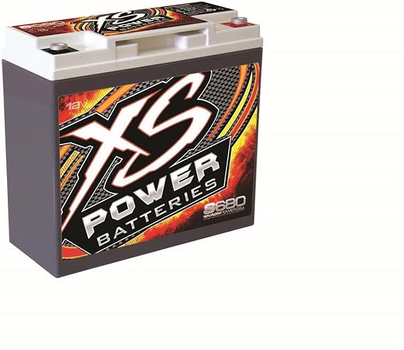 XS Power S680 'S Series' 12V 1,000 Amp AGM Automotive Starting Battery with Terminal