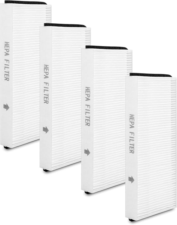 4 Packs Replacement Filter Fit for Panasonic FV10VE1 FV-10VE1 FV10VEC1 FV-10VEC1,Projector Cartridge for Replaceable Filter Cartridge