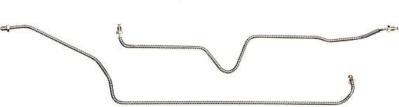 Rear Axle Brake Lines - Fits 00-06 Chevy Avalanche/Tahoe/Suburban 1500, 00-06 GMC Yukon 1500, 00-06 Cadillac Escalade - Stainless - The Stop Shop