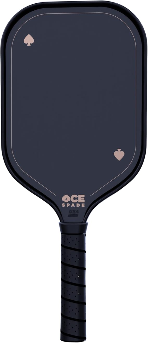 ACE Pickleball Spade Premium Carbon Fiber Pickleball Paddle with Honeycomb Core USAPA Approved, Professional Racket for Spin and Control Non-Slip Grip Texture
