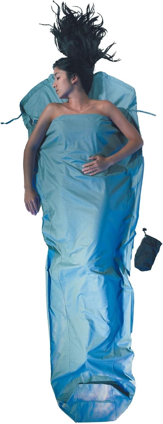 COCOON Insect Shield Coolmax MummyLiner - Ocean