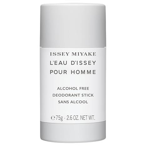 Issey Miyake L'Eau d'Issey Pour Homme Deodorant for Men - Comfortable, Scented Deodorant Stick - With Notes of Yuzu, Nutmeg & Sandalwood - 2.6 oz