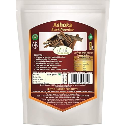 ROSEVILLA Biotic Ashoka Bark Powder Saraca Indica Ashoka chaal Powder - 100g