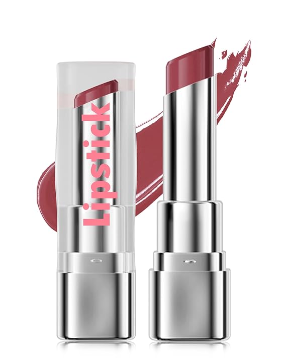 Reddish Brown Lipstick Tinted Lip Balm, 24H Moisturizing Lipstick for Women