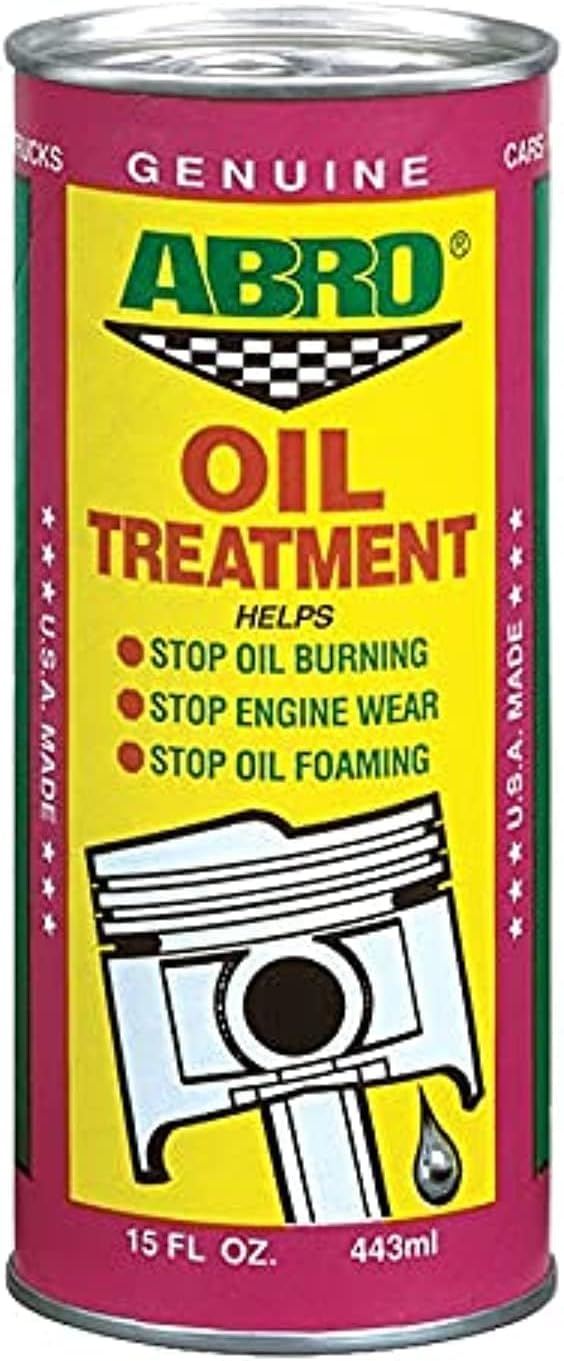 ABRO Motor Oil Treatment 15 oz, Engine Oil Additive & Stabilizer