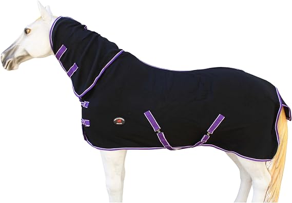 Challenger Horse Sheet Polar Fleece Cooler Exercise Blanket Wicks Moisture 4391N
